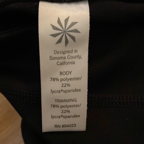 Athleta Color Block Leggings, EUC, barely worn, size M - Picture 8 of 10